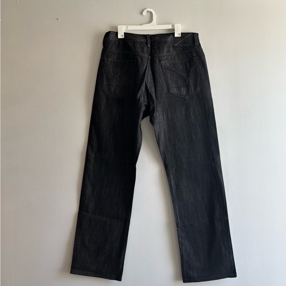 Sean John Men Jeans 34 Dark blue Wash Pants Denim Hamilton Classic Relaxed Baggy